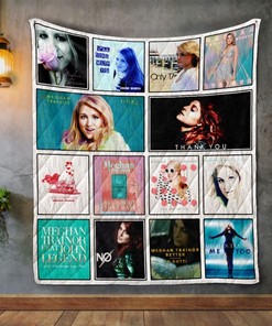 Meghan Trainor American Quilt Blanket for Music Enthusiasts