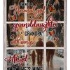 Memorial Blanket- Angel Grandpa I'm Not A Normal Girl Personalized Quilt Bedding Set From Granddaughter Birthday.