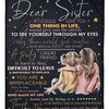 Memorial Gift For My Sister In Heaven Quilt Bedding Set for Family and Friends