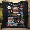 Memories of Friends TV Show with Quilt Blanket DUP