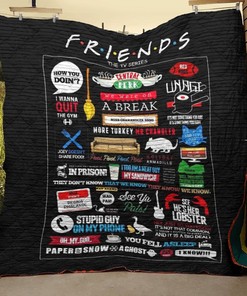 Memories of Friends TV Show with Quilt Blanket DUP