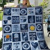 Memphis Grizzlies Quilt Bedding Set - Support your team in style with this Memphis Grizzlies quilt bedding set