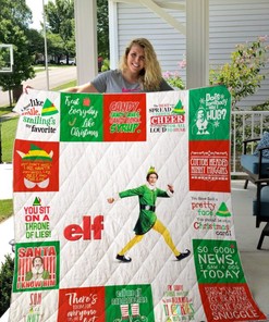 Merry Christmas Elf For Fans Christmas Collection Quilt Blanket - Merry Christmas Elf For Fans Vintage Quilt Bedding Set