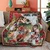 Merry Christmas Quilt Bedding Set, Christmas Gift, Garden Cats Bed Set Twin