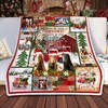 Merry Horse Christmas Family Blanket