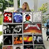Metal Band Metal Music Quilt Blanket - Headbang in Style with this Metal Band Quilt Bedding Set