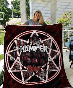 Metal Hammer Magazine Approved Slipknot Collection Quilt Blanket for Fans