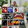 Metal Rock Band Quilted Blanket - Full Size for a Cozy Night Sleep