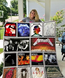 Metal Rock Band Quilted Blanket - Full Size for a Cozy Night Sleep
