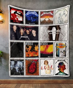 Metallica Collected Albums Reload Quilt Bedding Set - A Must-Have for Metal Fans