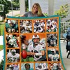 Miami Dolphins Legends Quilt Blanket - Celebrate the Legends of Your Favorite Team with this Cozy Quilt