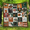 Miami Hurricanes Festive Quilt Blanket - Cozy and Warm