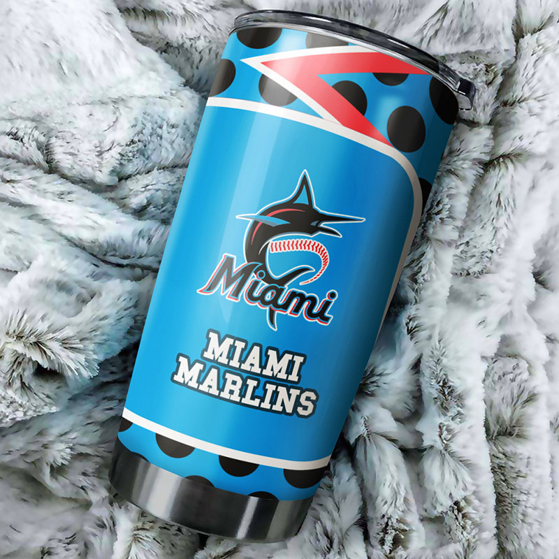 Miami Marlins MLB Tumbler - Fanatics-inspired Tumbler for Baseball Fans