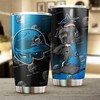 Miami Marlins MLB Tumbler with Adorable Dog Design for Dog-loving Baseball Fans