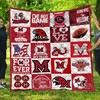 Miami Redhawk Forever Quilt Blanket College Sports Bedding Set
