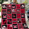 Miami Redhawks Quilt Bedding Set B180657 - ideal For Sports Enthusiasts