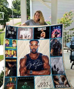 Michael B. Jordan Collection Bed Set Queen with Quilt Blanket