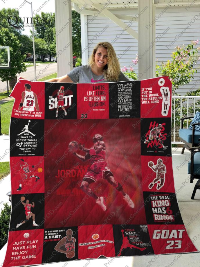 Michael Jordan Legend Quilt Blanket for Basketball Fans