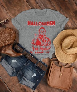 Michael Myers Halloween Homage Shirt | Voorhees & Friday the 13th T-Shirt | Horror Movie Fans Gifts | Myers Retro Tee