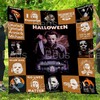 Michael Myers Halloween Horror Quilt, perfect for a Horror Movie Themed Room