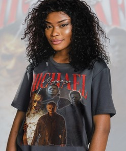 Michael Myers Vintage Halloween Shirt | Voorhees & Friday the 13th Homage Tee | Movie Fans Gifts | Horror Clothing