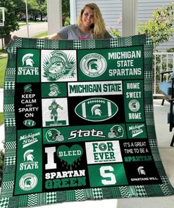 Michigan State Spartans NCAA Quilt Blanket - Enliven Your Room with Spartan Style