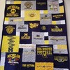 Michigan Wolverines Football Fan Quilt Blanket - Snuggly and Warm