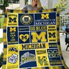 Michigan Wolverines Goes Great in Any Room - Soft Quilt Blanket