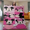 Mickey Mouse Minnie Mouse Gift for Fan Quilt Blanket - Cozy and Soft