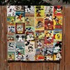 Mickey Mouse Timeline 90Th Years Customize Quilt Blanket - Mickey Mouse 90th Anniversary Custom Quilt Bedding Set