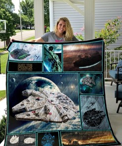 Millennium Falcon Star Wars Inspired Quilt Bedding Set