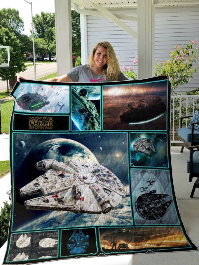 Millennium Falcon Star Wars Inspired Quilt Bedding Set