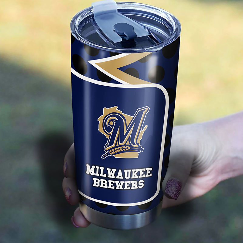 Milwaukee Brewers Fanatics MLB Tumbler for Thrilling Game Nights - Image 2