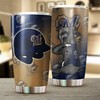 Milwaukee Brewers MLB Tumbler Featuring Funny Dog