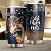 Milwaukee Brewers MLB Tumbler - Strong Best Mom Ever Design