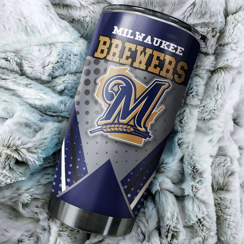 Milwaukee Brewers MLB Tumbler with unique and stylish design