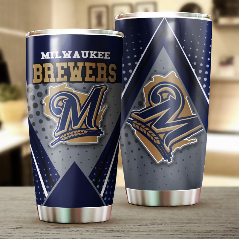 Milwaukee Brewers MLB Tumbler with unique and stylish design - Image 2