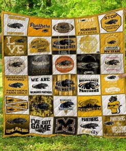 Milwaukee Panthers NCAA Quilted Bedspread for a Stylish and Chic Look