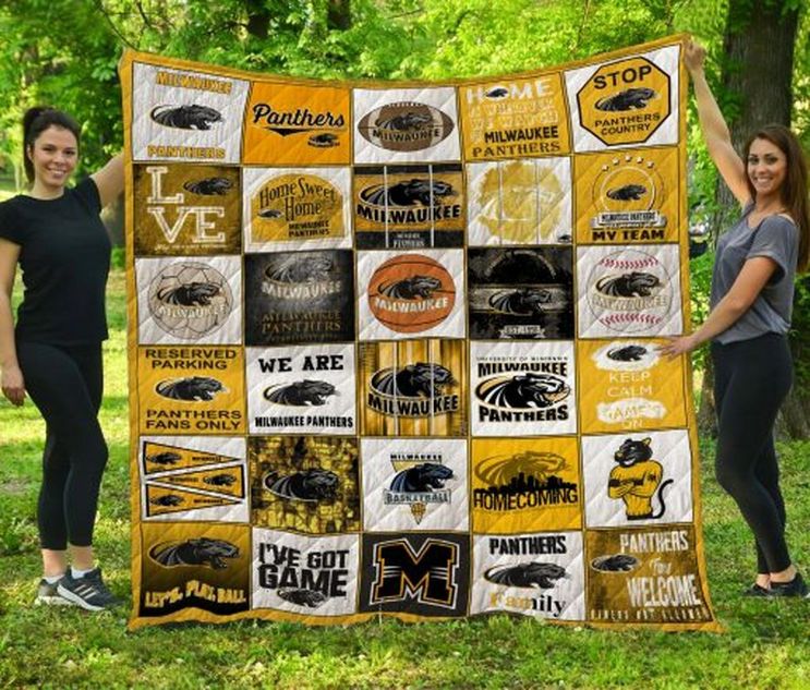 Milwaukee Panthers NCAA Quilted Bedspread for a Stylish and Chic Look