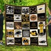 Milwaukee Panthers Ncaa Quilt Bedding Set with Combined Blanket for Fans
