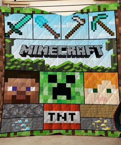 Minecraft Quilt Bedding Set for Gamers