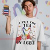 Minimalist LGBT Tea Lover Unisex Shirts, PRIDE Months Shirts with Love Symbol Print