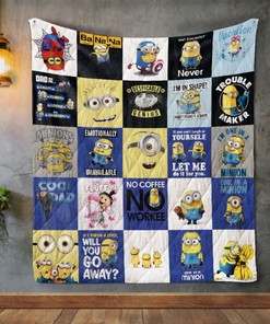Minions Design Quilt Bedding Set
