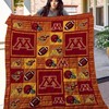 Minnesota Golden Gophers Football Quilt Bedding Set