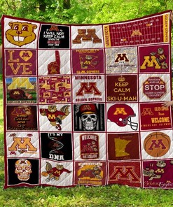 Minnesota Golden Gophers Quilt Bedding Set - Show your Support for your Favorite Team with this Bedding Set