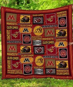 Minnesota Golden Gophers The Gophers Loved NCAA Quilt Blanket - Perfect for the Ultimate Golden Gophers Fan