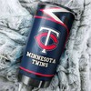 Minnesota Twins MLB Tumbler with Funny Dog Design and MLB Logo