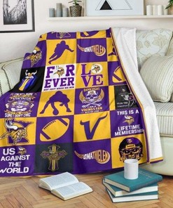 Minnesota Vikings Logo Premium Quilt Bedding Set for Football Fans