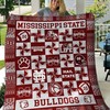 Mississippi State Bulldogs Ncaa Great Quilt Bedding Set for Boys