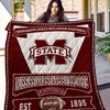 Mississippi State Bulldogs Quilt Blanket - Perfect for Fans Everywhere